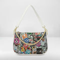 BORSA AQUA MADINBO BIANCA - MADE IN ITALY - STREET ART