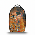 Zaino Ermes Madinbo - Made in Italy - Unisex - Porta computer -  Zaino Scuolta - Zaino Lavoro - Grafica Il Bacio di Klimt
