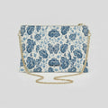 ELISA BAG di MADINBO -  Made ITALY -DELICATED FUTTERFLY BLU