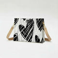Borsa Lollipop - Made In Italy - CUORI BIANCHI E NERI