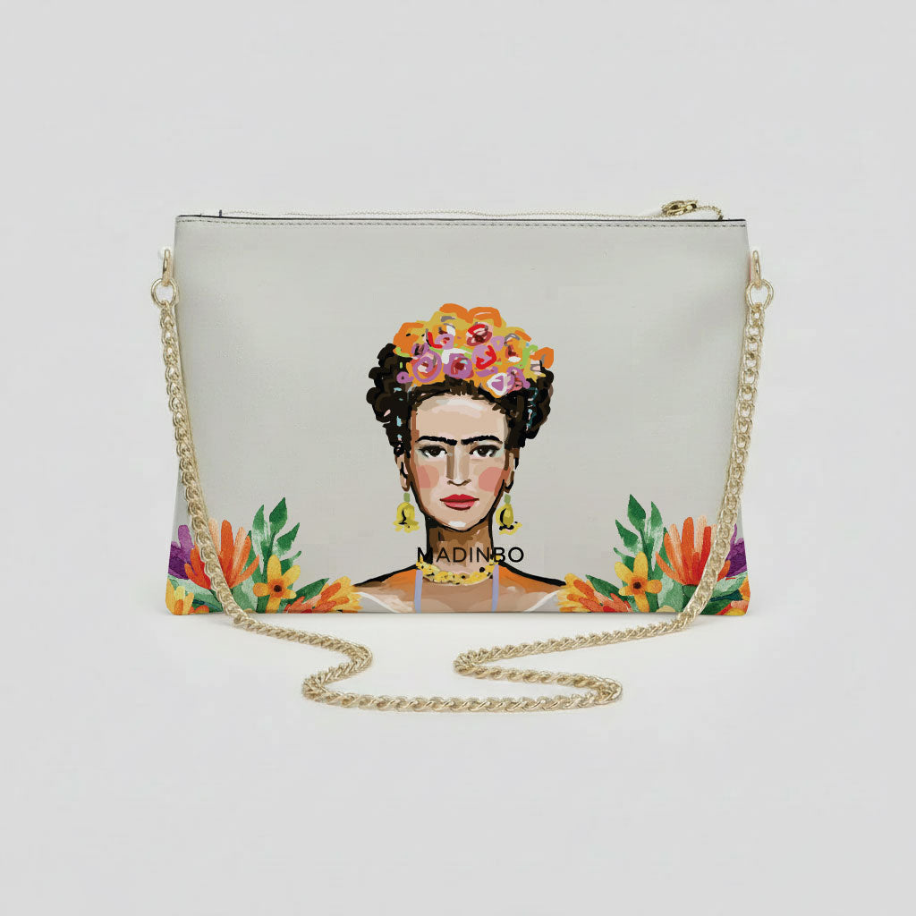 ELISA BAG di MADINBO -  Made ITALY - FRIDA ARANCIONE