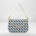 BORSA AQUA MADINBO BIANCA - MADE IN ITALY - CUBIC BLU