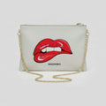 ELISA BAG di MADINBO -  Made ITALY - BOCCA FONDO BIANCO
