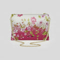 ELISA BAG di MADINBO -  Made ITALY - FIORI BIANCO E ROSA