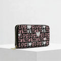 Portafogli ZIP di MADINBO - Wallet - LOVE ROSA