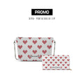 Promo diva + Portafoglio Zip bianca Knit Heart