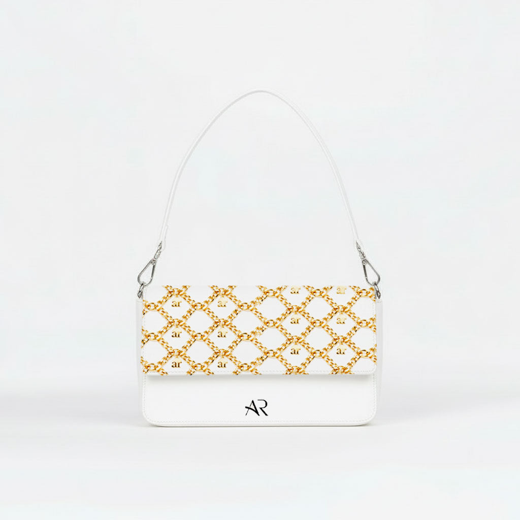 Borsa Infinity  - MADE IN ITALY - VERA PELLE - AR Gold