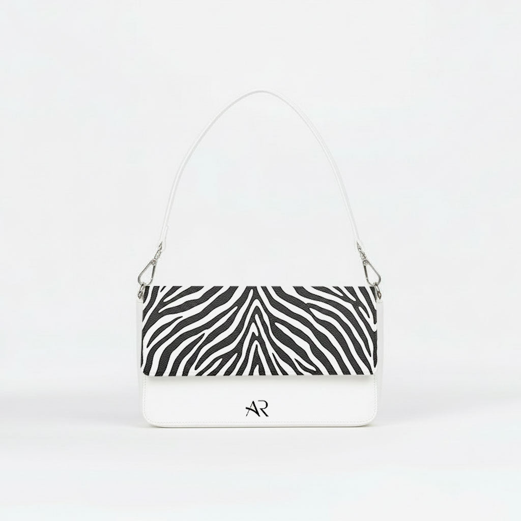 Borsa Infinity  - MADE IN ITALY - VERA PELLE - Zebra