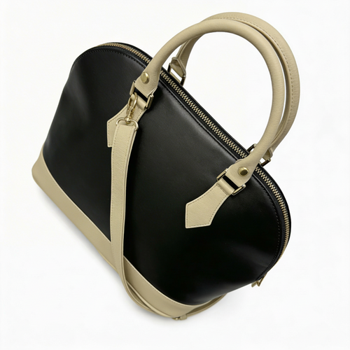 Borsa Alisya Madinbo - Made in Italy - CON GRAFICA BAROCCO LEOPARDATO