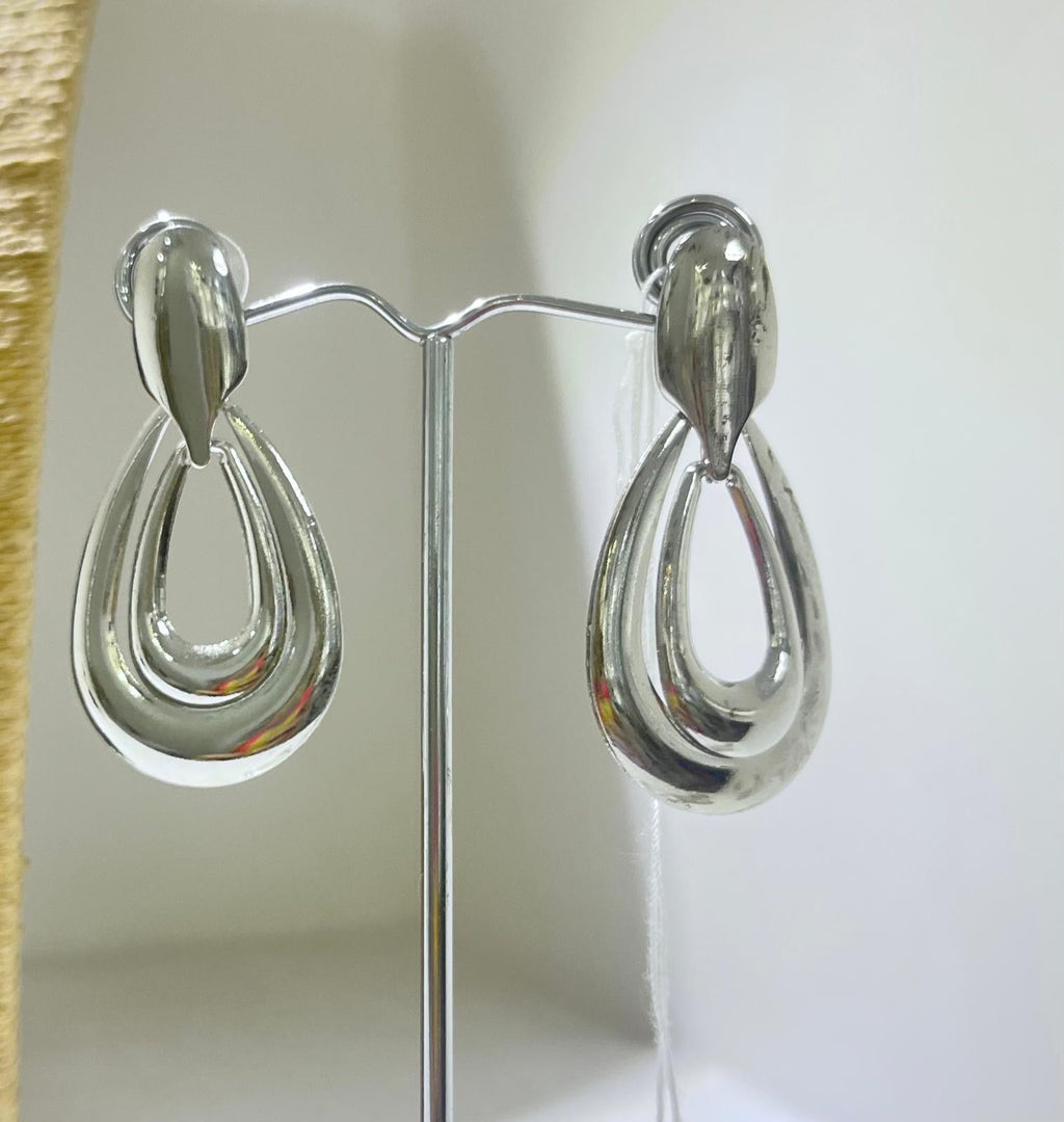 Orecchini da Donna Goccia Coror Argento