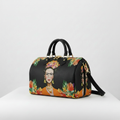 BAULETTO MADINBO - MADE IN ITALY  - CON STAMPA FRIDA ARANCIONE
