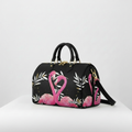 BAULETTO MADINBO - MADE IN ITALY  - CON STAMPA FENICOTTERI