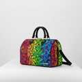 BAULETTO MADINBO - MADE IN ITALY  - CON STAMPA FARFALLE COLORATE