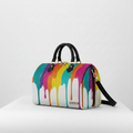BAULETTO MADINBO - MADE IN ITALY  - CON STAMPA PITTURA COLORATA