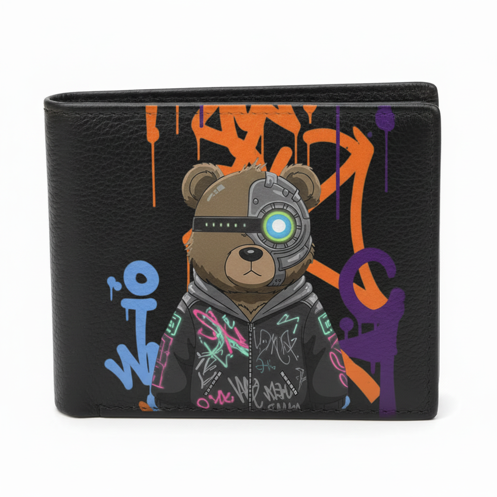 PORTAFOGLIO UOMO MADINBO CON STAMPA - TEDDY