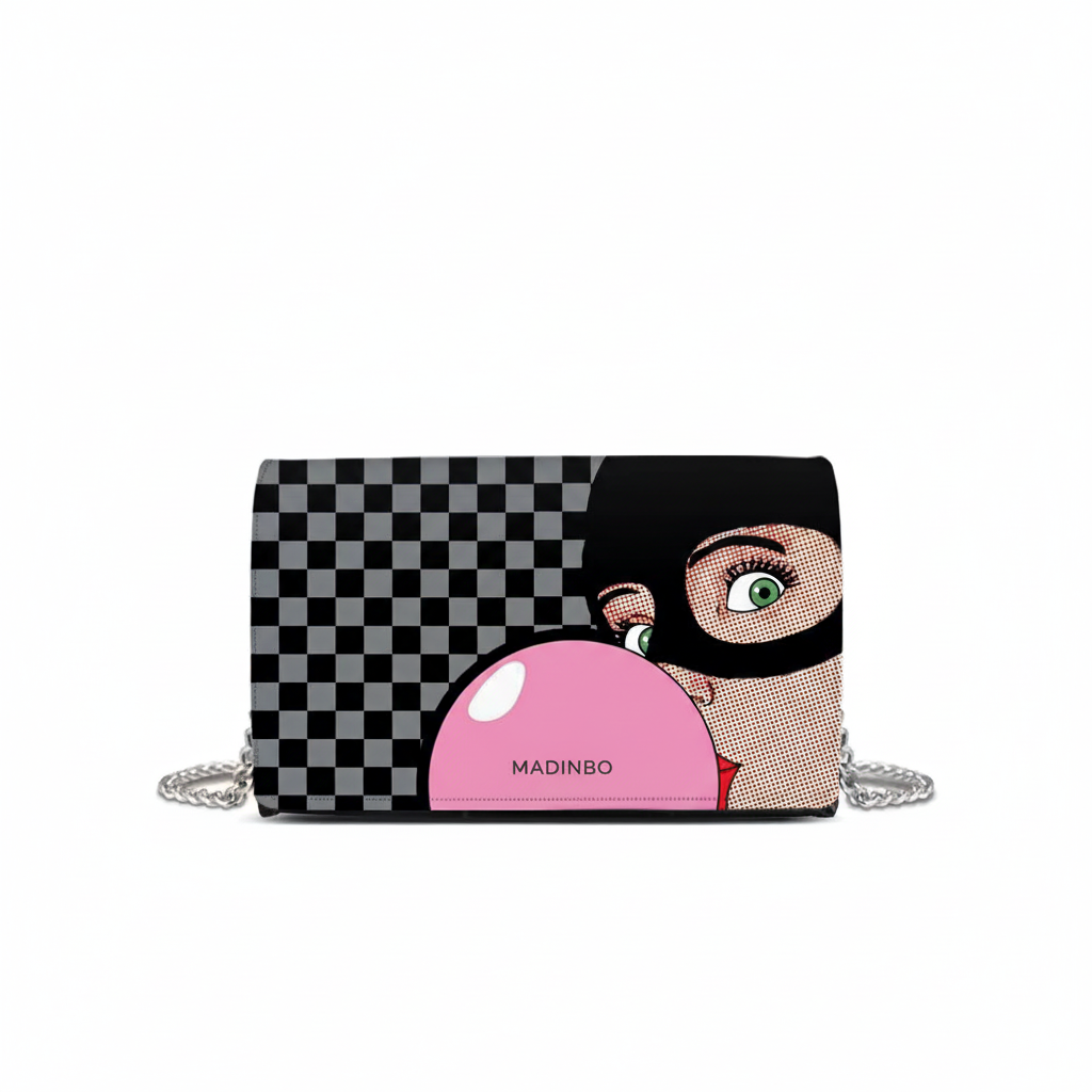 PRINCESS BAG di MADINBO - Vera Pelle - LEATHER - Made ITALY - POP ART