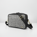 BORSA SOLE - MADE IN ITALY  - CON STAMPA LABIRINTO BIANCO E NERO